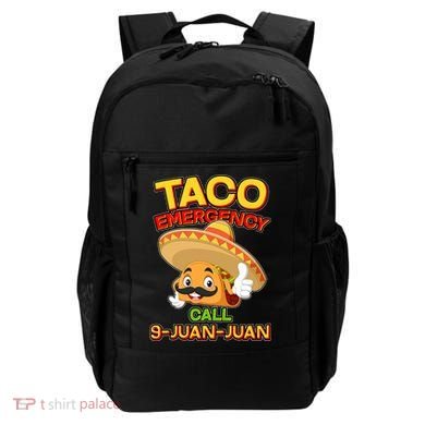Funny Cinco De Mayo Taco Emergency Call 9 Juan Juan Backpack