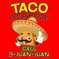 Funny Cinco De Mayo Taco Emergency Call 9 Juan Juan Santa Hat thumb 1