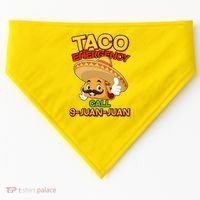 Funny Cinco De Mayo Taco Emergency Call 9 Juan Juan USA-Made Doggie Bandana thumb 0