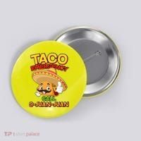 Funny Cinco De Mayo Taco Emergency Call 9 Juan Juan Button thumb 0