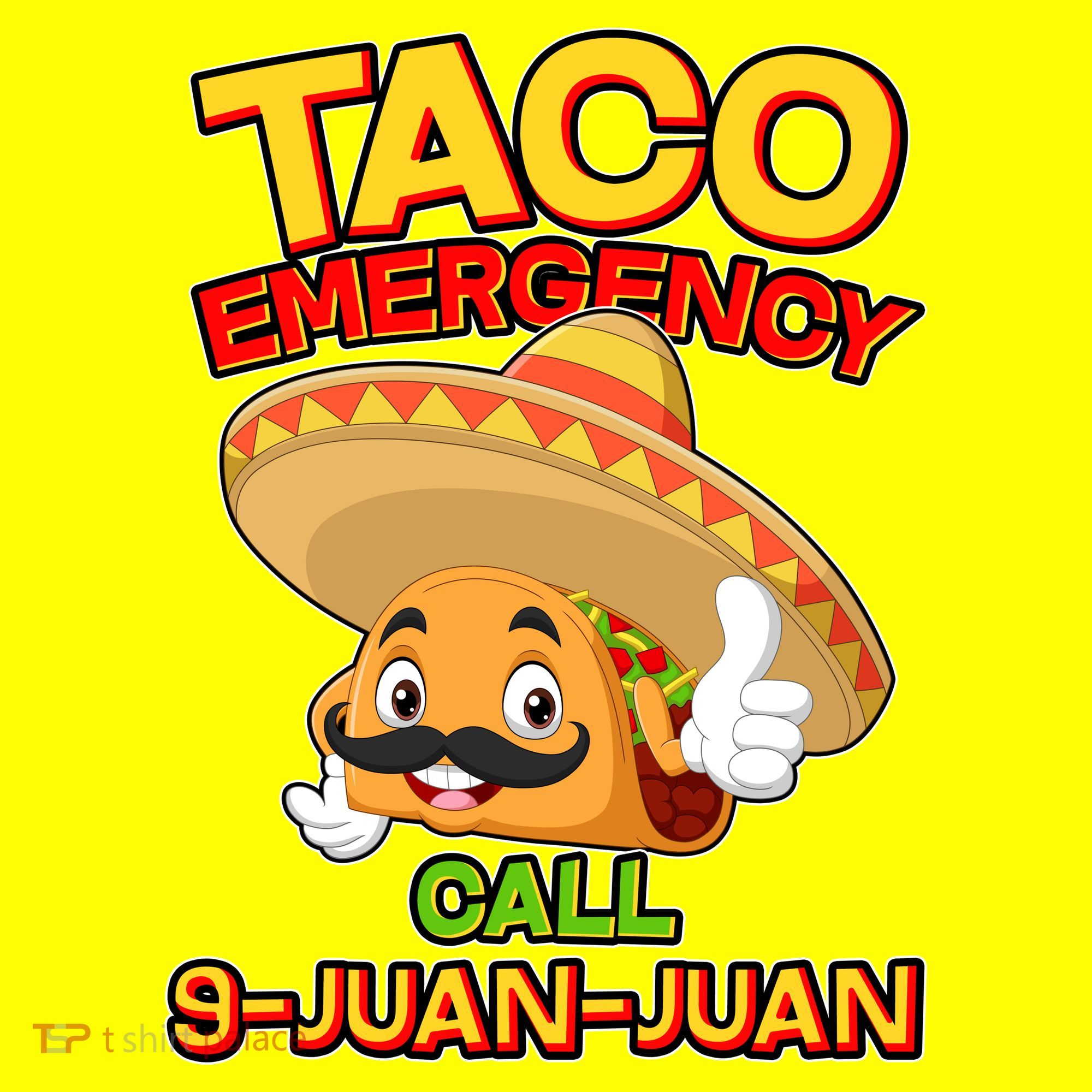 Funny Cinco De Mayo Taco Emergency Call 9 Juan Juan Baby Bodysuit