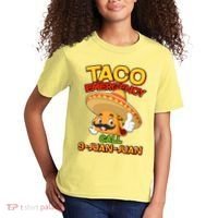 Funny Cinco De Mayo Taco Emergency Call 9 Juan Juan Kids T-Shirt thumb 2