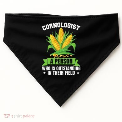 Funny Cornologist Definition Corn Farmer USA-Made Doggie Bandana