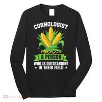 Funny Cornologist Definition Corn Farmer Long Sleeve Shirt thumb 0