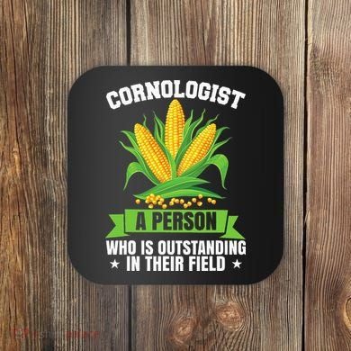 Funny Cornologist Definition Corn Farmer Coaster