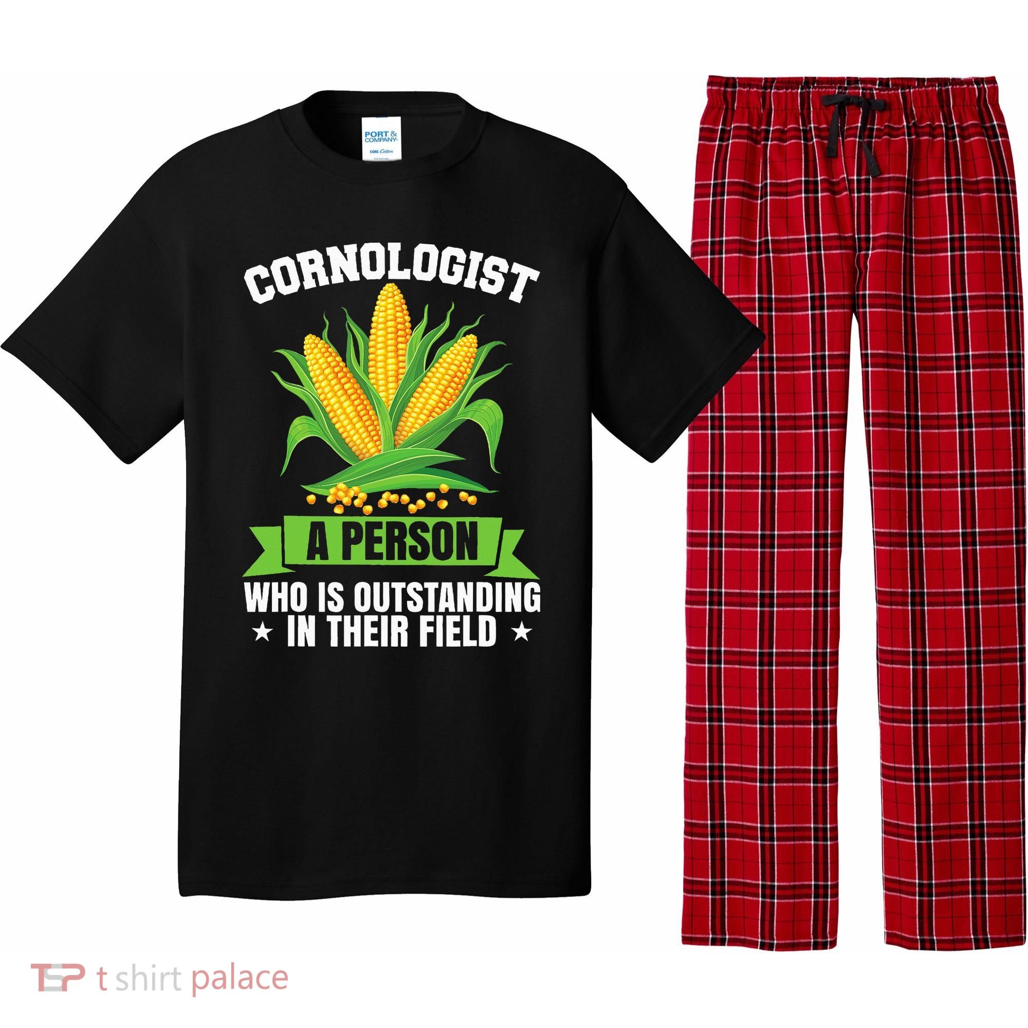 Funny Cornologist Definition Corn Farmer Pajama Set