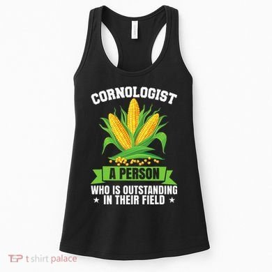 Funny Cornologist Definition Corn Farmer Women's Tank Top