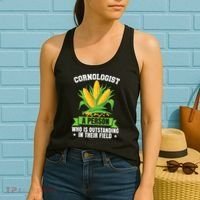 Funny Cornologist Definition Corn Farmer Women's Tank Top thumb 2