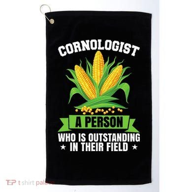 Funny Cornologist Definition Corn Farmer Golf Towel