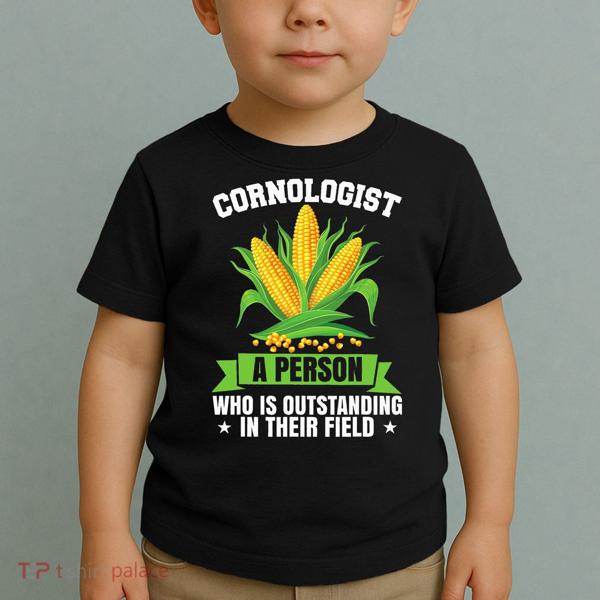 Funny Cornologist Definition Corn Farmer Toddler T-Shirt