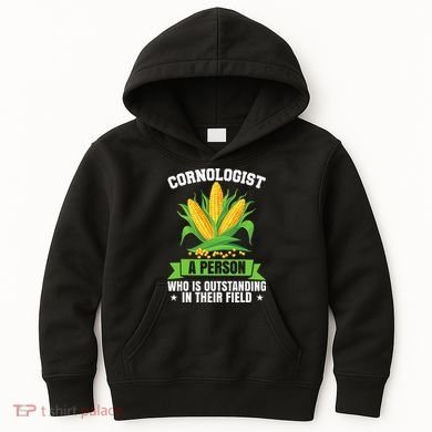 Funny Cornologist Definition Corn Farmer Kids Hoodie
