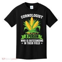 Funny Cornologist Definition Corn Farmer Kids T-Shirt thumb 0