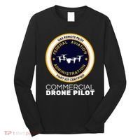Faa Commercial Drone Pilot Long Sleeve Shirt thumb 0