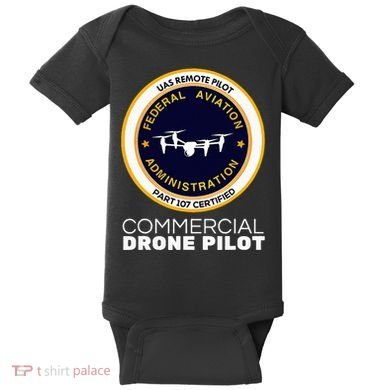 Faa Commercial Drone Pilot Baby Bodysuit