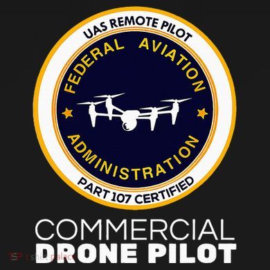 Faa Commercial Drone Pilot Tie-Dye Long Sleeve Shirt