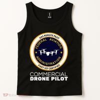 Faa Commercial Drone Pilot Tank Top thumb 2