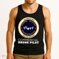 Faa Commercial Drone Pilot Tank Top thumb 3