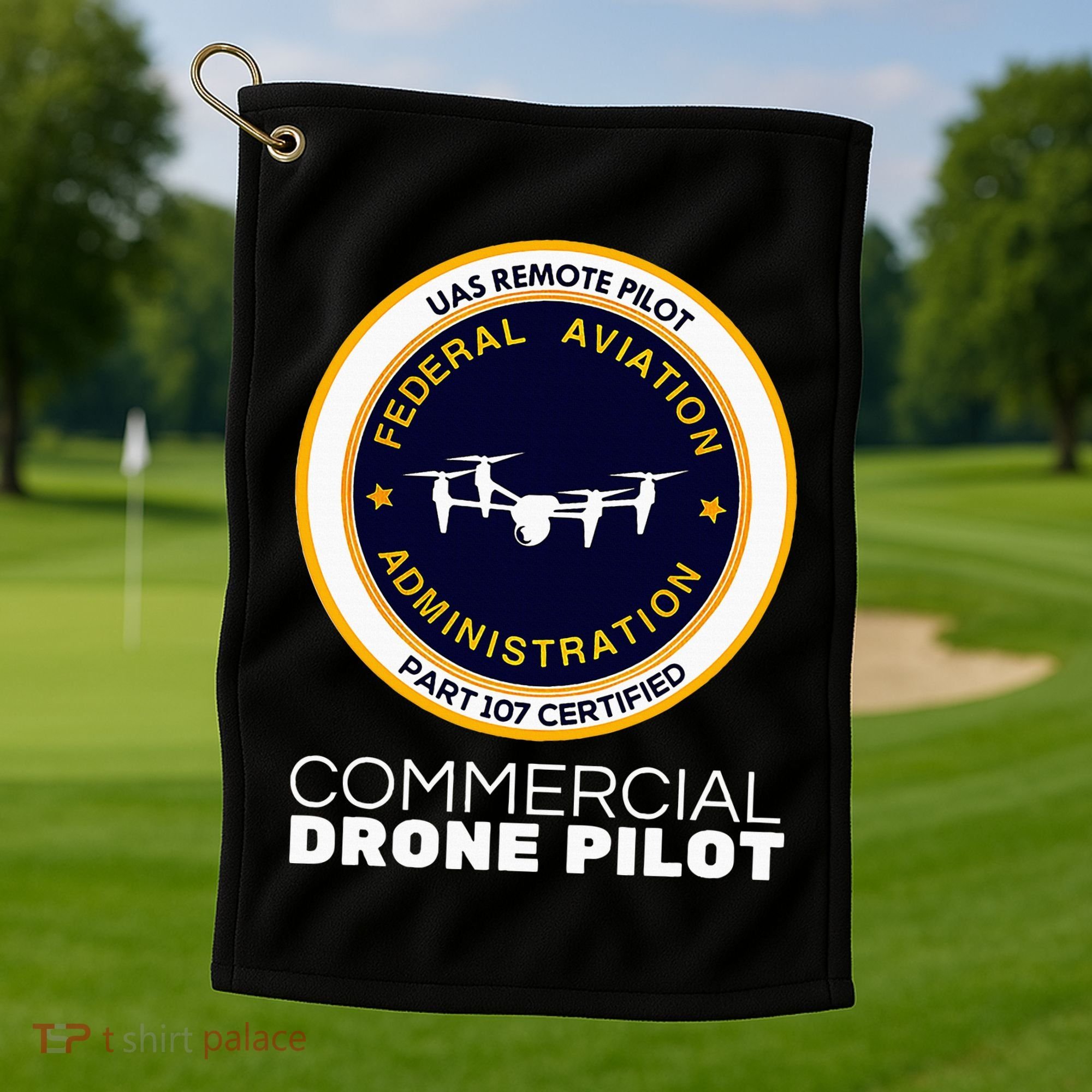 Faa Commercial Drone Pilot Golf Towel