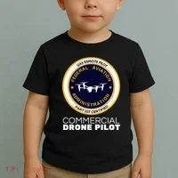 Faa Commercial Drone Pilot Toddler T-Shirt thumb 2