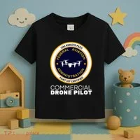 Faa Commercial Drone Pilot Toddler T-Shirt thumb 3