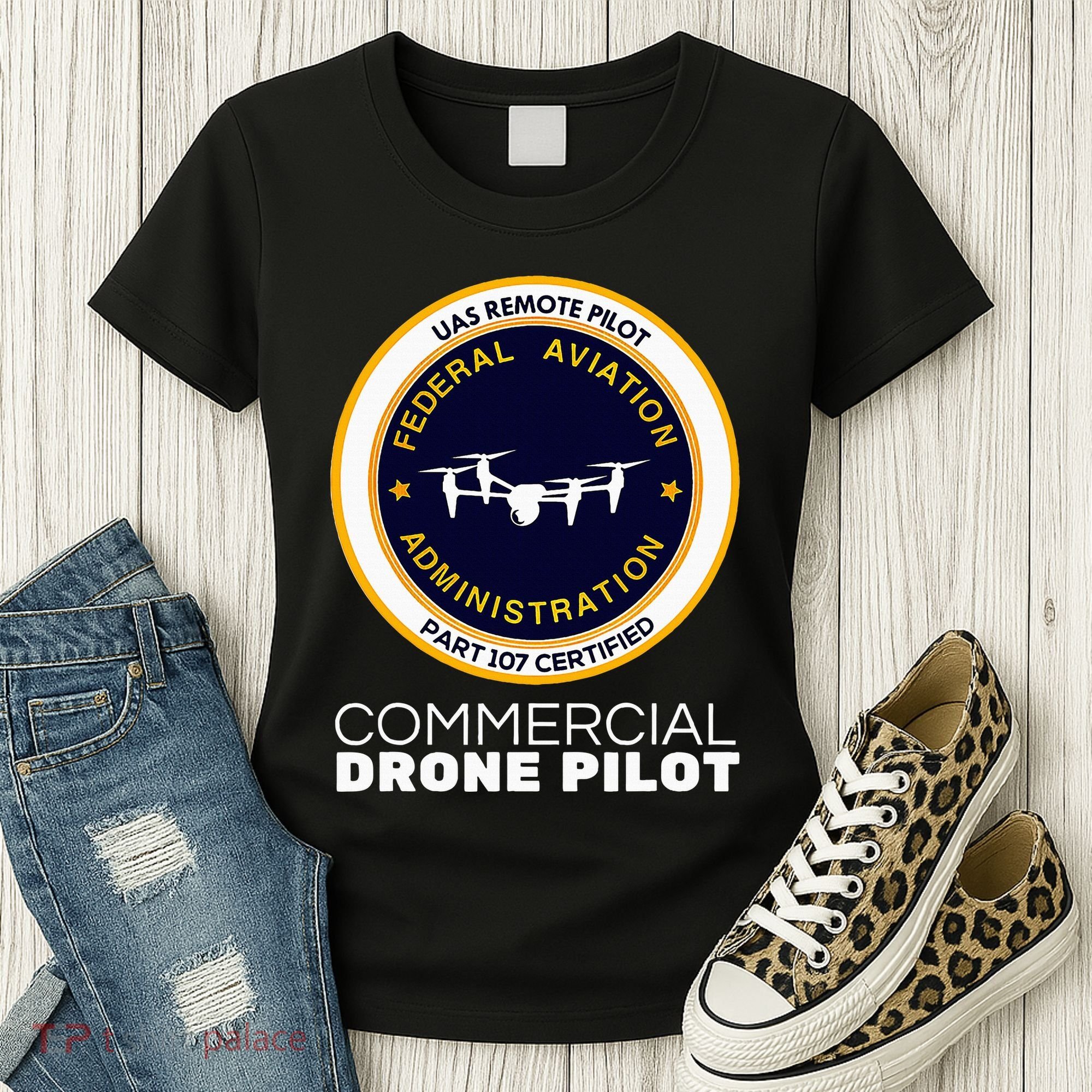 Faa Commercial Drone Pilot Women's T-Shirt