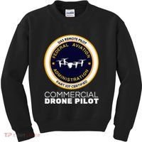 Faa Commercial Drone Pilot Kids Sweatshirt thumb 0