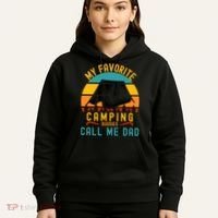 Funny Camping Dad, My Favorite Camping Buddies Call Me Dad Hoodie thumb 5