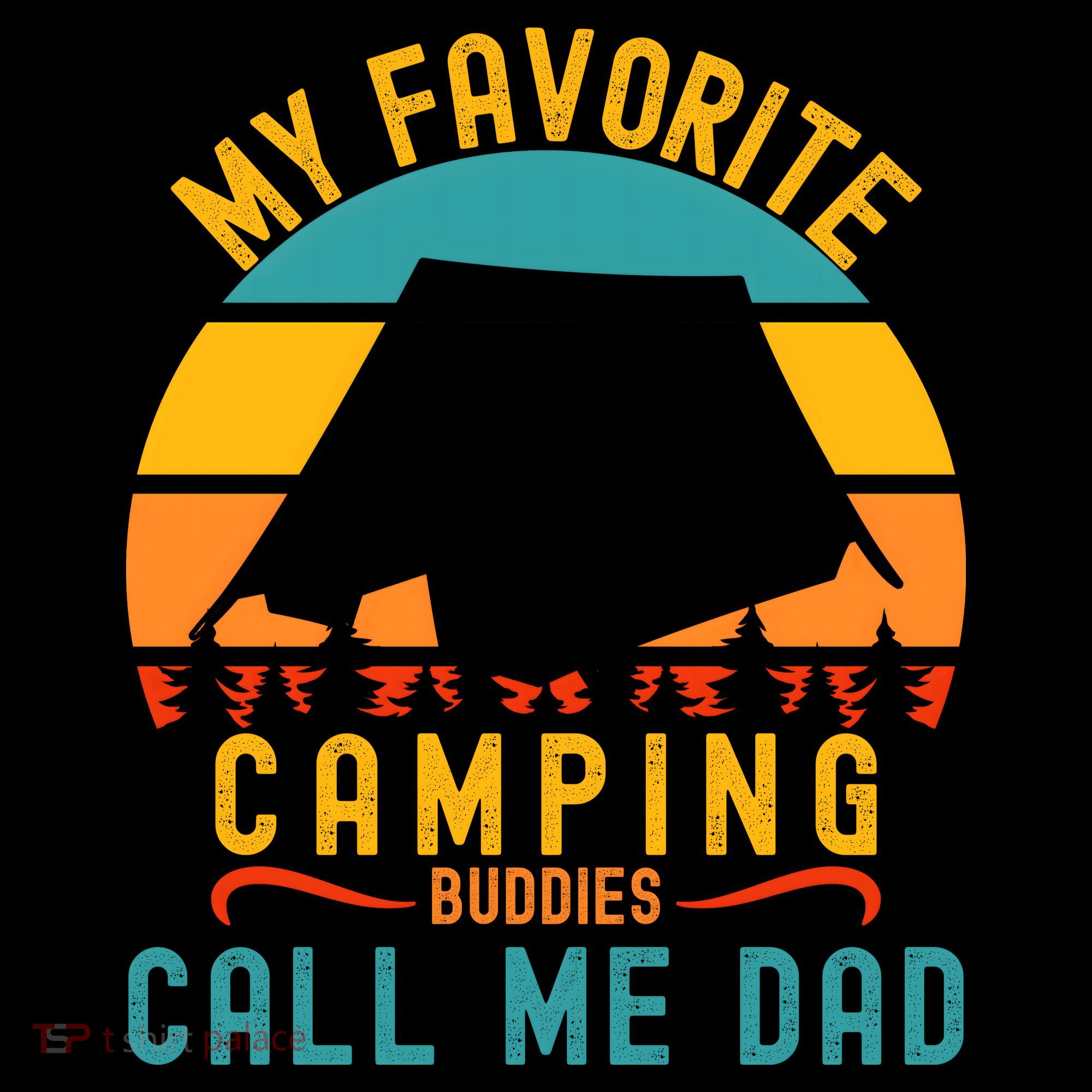 Funny Camping Dad, My Favorite Camping Buddies Call Me Dad Coffee Mug