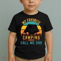 Funny Camping Dad, My Favorite Camping Buddies Call Me Dad Toddler T-Shirt thumb 2