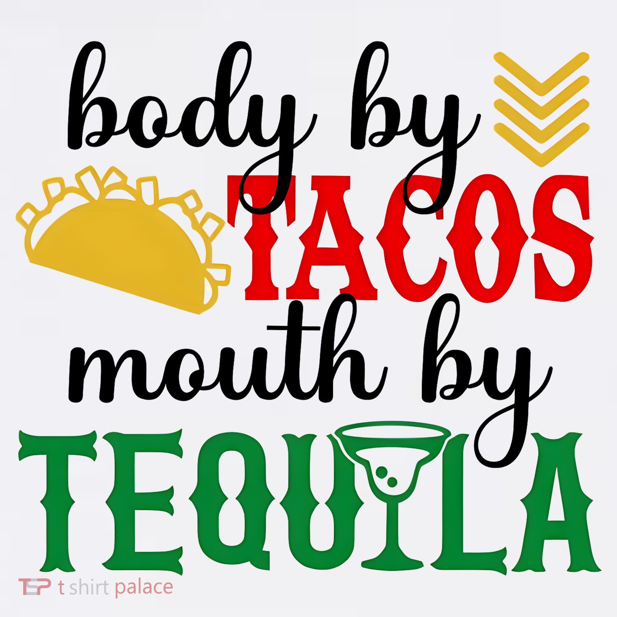 Funny Cinco De Mayo Body By Tacos Mouth By Tequila Women's Hoodie