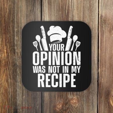 Funny Chef Design Cooking Lover Culinary Cook Coaster