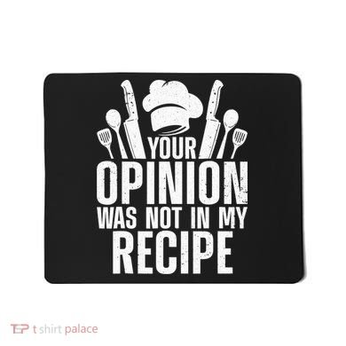 Funny Chef Design Cooking Lover Culinary Cook Mousepad