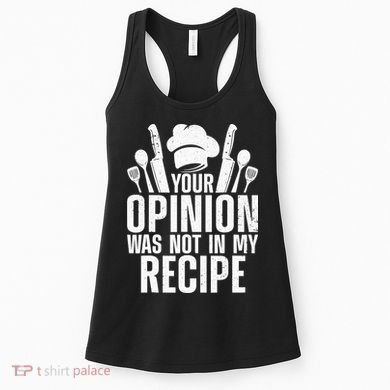 Funny Chef Design Cooking Lover Culinary Cook Women's Tank Top