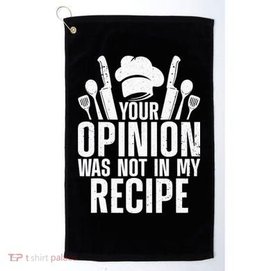 Funny Chef Design Cooking Lover Culinary Cook Golf Towel