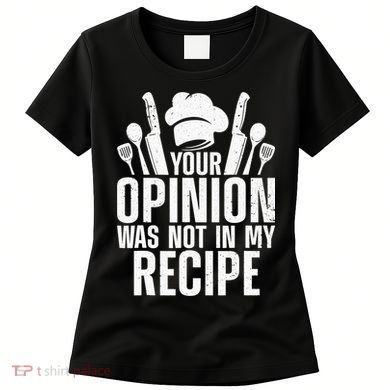Funny Chef Design Cooking Lover Culinary Cook Women's T-Shirt