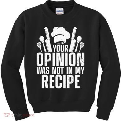 Funny Chef Design Cooking Lover Culinary Cook Kids Sweatshirt