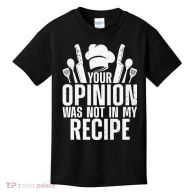 Funny Chef Design Cooking Lover Culinary Cook Kids T-Shirt