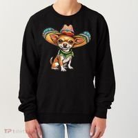 Funny Cinco De Mayo Chihuahua Women's Sweatshirt thumb 0