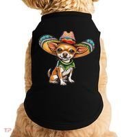Funny Cinco De Mayo Chihuahua Doggie Tank thumb 0