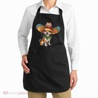 Funny Cinco De Mayo Chihuahua Apron thumb 2