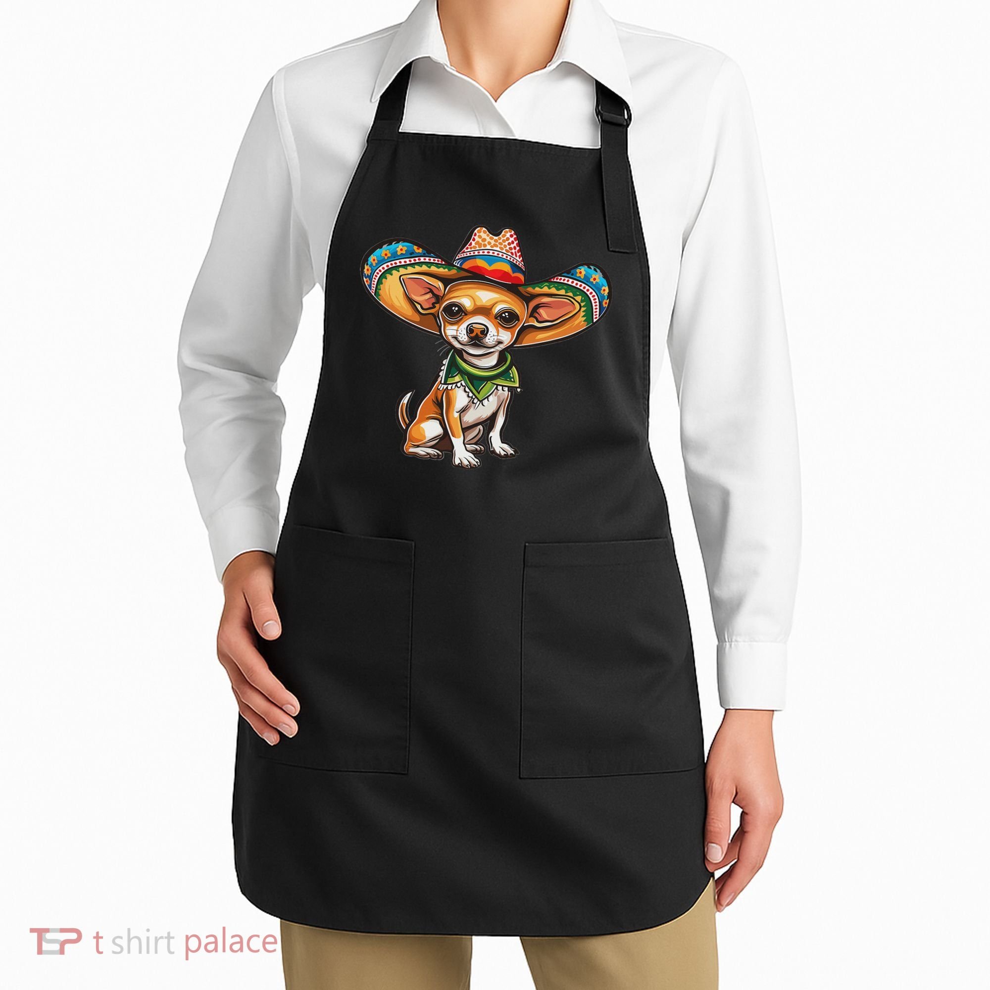 Funny Cinco De Mayo Chihuahua Apron