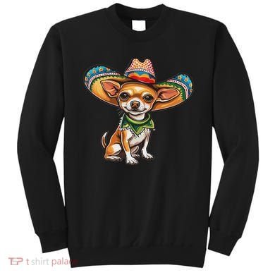 Funny Cinco De Mayo Chihuahua Sweatshirt