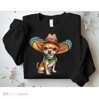 Funny Cinco De Mayo Chihuahua Sweatshirt thumb 2
