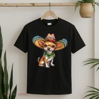 Funny Cinco De Mayo Chihuahua T-Shirt thumb 2