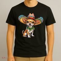 Funny Cinco De Mayo Chihuahua T-Shirt thumb 3