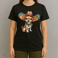 Funny Cinco De Mayo Chihuahua T-Shirt thumb 4