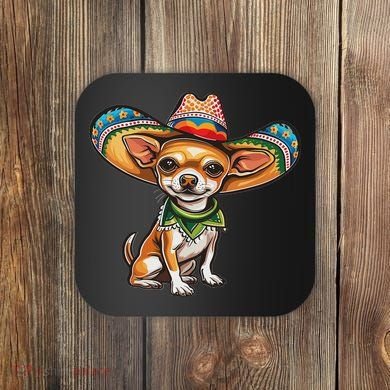 Funny Cinco De Mayo Chihuahua Coaster