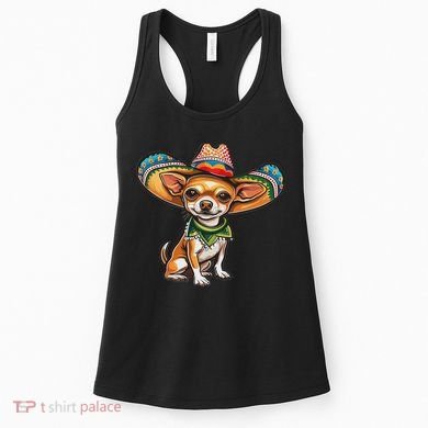 Funny Cinco De Mayo Chihuahua Women's Tank Top