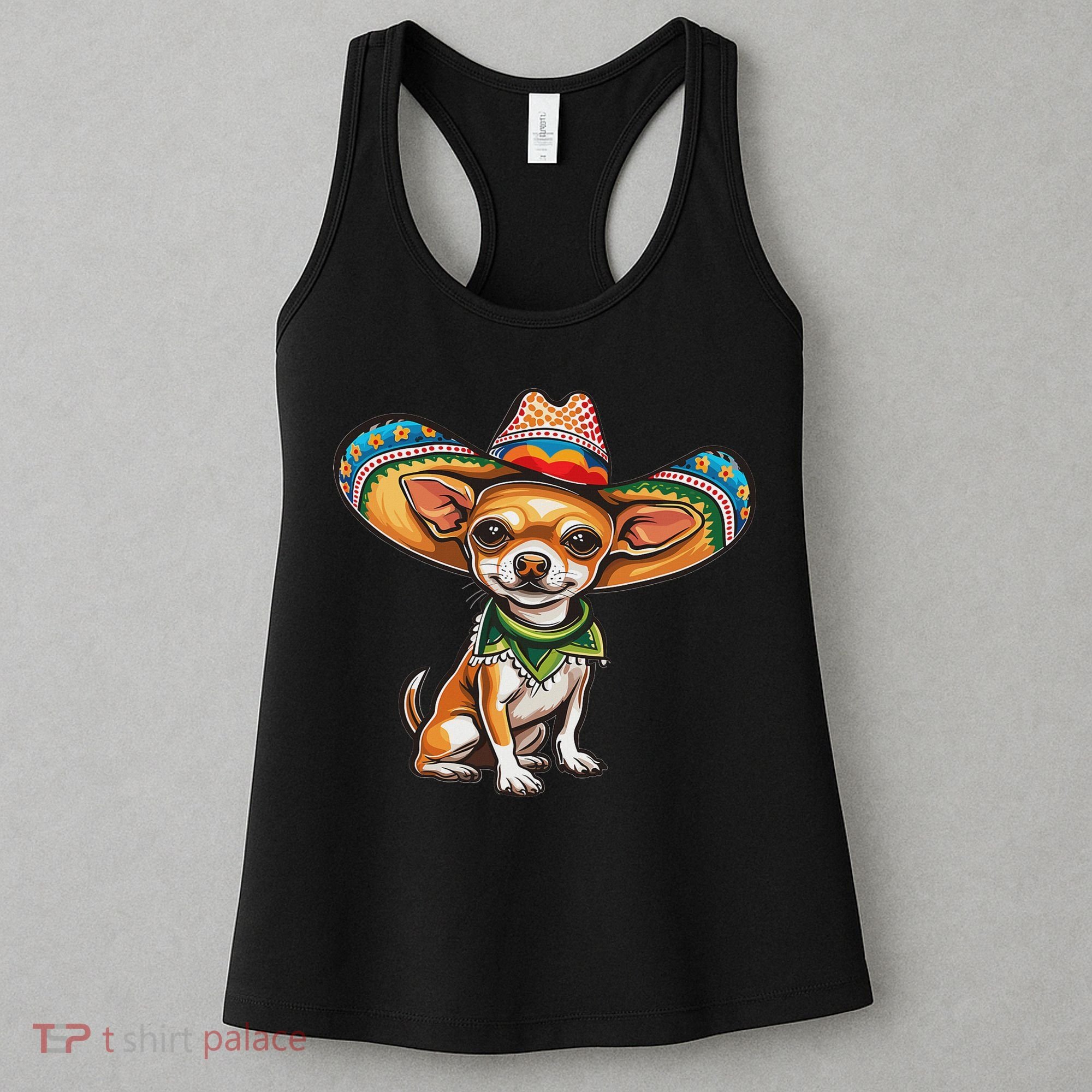 Funny Cinco De Mayo Chihuahua Women's Tank Top