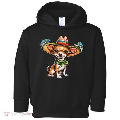 Funny Cinco De Mayo Chihuahua Toddler Hoodie